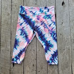 Athleta Tie Dye 7/8 Elation Leggings
